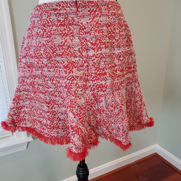 Zara Tweed Ruffle Mini Skirt Large HOST PICK 🎉🎈 - Picture 4 of 7